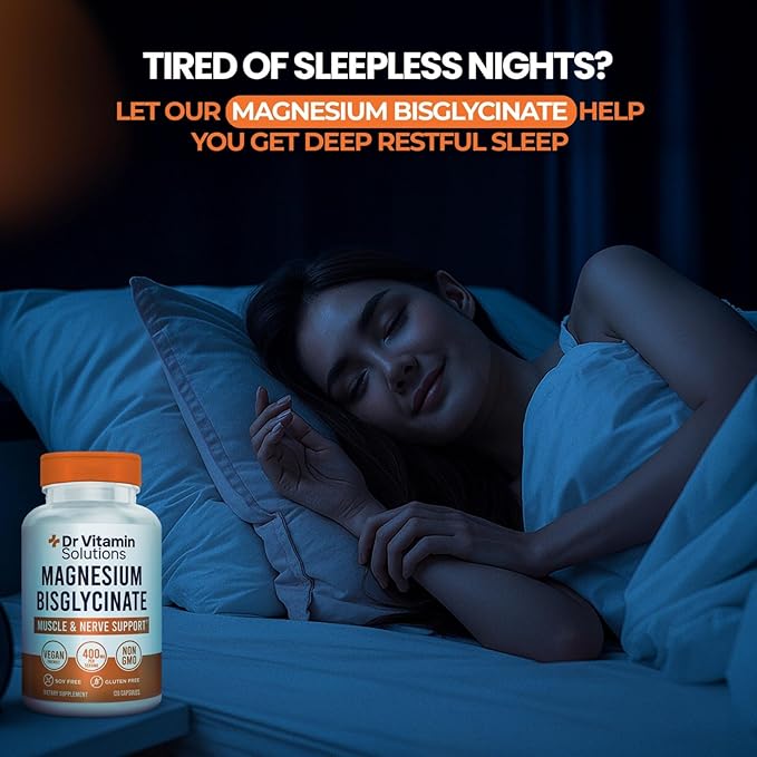 Magnesium Glycinate 400mg (Buffered Magnesium Bisglycinate Chelate) | Albion® Chelated Magnesium for Muscle & Nerve Support + Calm | High Absorption, Gentle on Stomach (1 Bottle, 120 Capsules)
