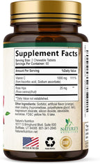 Vitamin C 1000mg Per Serving Chewable - Extra Strength Antioxidants for Powerful Immune Support w/Vitamin C & Rose HIPS, Potent Dietary VIT C Chews Supplement, Natural Orange Flavor, 120 Tablets