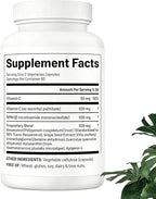 NMN 1000mg per Serving, Ultimate 10-in-1 NAD+ Support with Trans-Resveratrol, Apigenin, CoQ10, Vitamin C, 120 Vegetarian Capsules