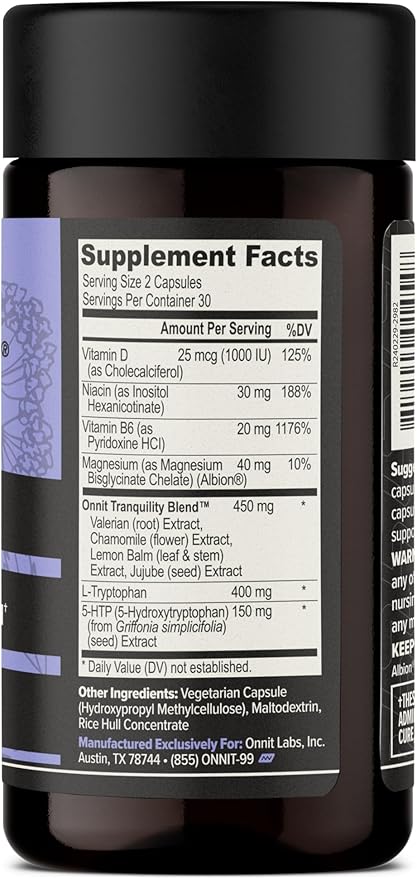 ONNIT Cognitive & Mood Support Bundle: Alpha Brain Nootropic Capsules (30 Count) + New Mood Stress Support Capsules (60 Count), IGEN Non-GMO Tested Focus, Mental Clarity, Relaxation & Sleep, 2 Pack