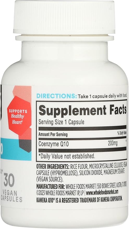 365 by Whole Foods Market, CoQ10, 200mg, 30 Count