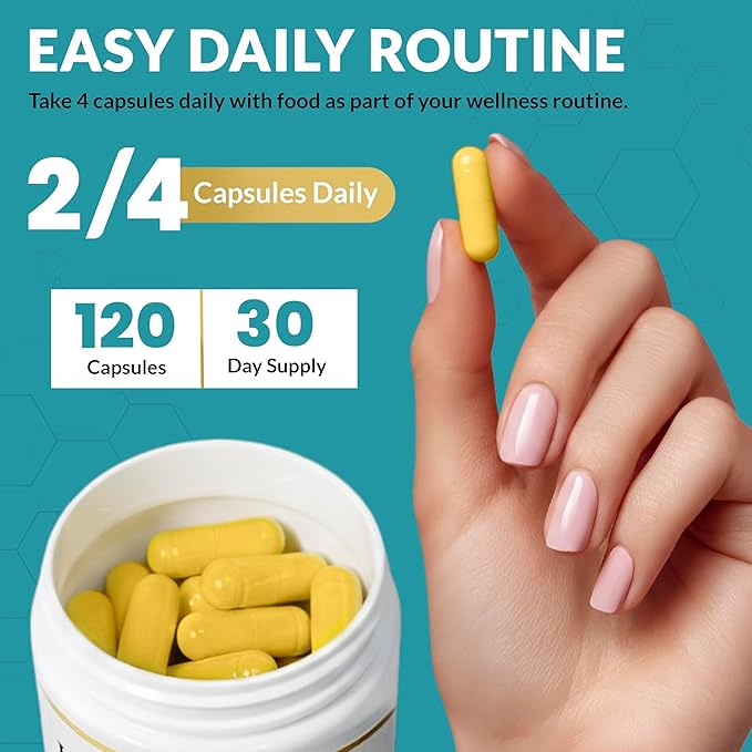 Biotin 10,000 Mcg Hair Growth Vitamins for Women – Keratin, Collagen, Msm, Bamboo Silica, Hyaluronic Acid & Vitamin B Complex – Hair Loss & Thinning Hair Support – Hair Skin and Nails – 120 Capsules