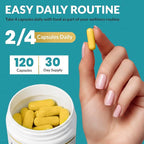 Biotin 10,000 Mcg Hair Growth Vitamins for Women – Keratin, Collagen, Msm, Bamboo Silica, Hyaluronic Acid & Vitamin B Complex – Hair Loss & Thinning Hair Support – Hair Skin and Nails – 120 Capsules