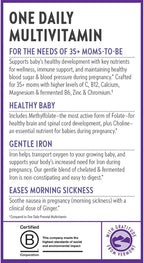 New Chapter Prenatal Vitamins, One Daily Prenatal Multivitamin Enhanced for Age 35+ with Methylfolate + Choline for Healthy Mom & Baby, Gluten Free & Non-GMO- 90 ct