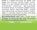 Biom NMN Sublingual Powder. Advanced Nanotized Nicotinamide Mononucleotide, Mitochondrial Regeneration, Sirtuin Activation, Cellular Energy