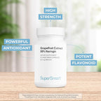 Supersmart - Grapefruit Extract 600mg per Day (99% Naringin) - High Potency GSE Supplement | Non-GMO & Gluten Free - 60 * 3 Vegetarian Capsules
