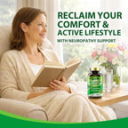 Nerve Savior for Neuropathy, 120 Capsules Nerve Health Support with 600mg Alpha Lipoic Acid, Benfotiamine & B12, Comprehensive Formula for Peripheral Comfort in Hands, Feet, Legs, Back & Neck