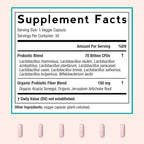 Doctor's Recipes Probiotics for Women, Organic Prebiotics and Probiotics, 70 Billion CFU, 10 Strains, Shelf Stable, 30 Capsules
