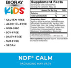 BIORAY Kids NDF Calm, Vanilla - 4 fl oz - Nourish the Liver & Remove Toxins - Non-GMO, Vegan, Gluten Free - 2-4 Month Supply