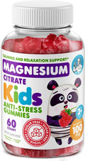 DR. MORITZ Sugar-Free Calm Magnesium Gummies for Kids and Adults - Non-GMO Magnesium Citrate Gummies - Raspberry Flavor - 1-Pack (60 Count)