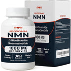 NMN Supplement 1000 mg Pure Nicotinamide Mononucleotide - NAD Precursor for Energy, Cellular Renewal & Longevity Support - Mitochondrial Support 120 Capsules - Vegan, Non GMO, Gluten Free