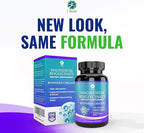 1 Body Magnesium Bisglycinate Capsules - Chelated Magnesium Supplement for Sleep Support, Muscle Cramps & Relaxation - High Absorption Formula Gentle on Stomach - 120 Count