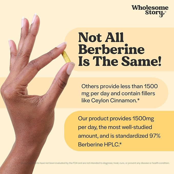 Berberine Supplement 1500mg | Berberine 500mg Per Capsule | 97% Standardized Purity | Supports Metabolic Profiles & Hormonal Balance | 270 Berberine HCL Capsules | Berberine Supplements 90-Day Supply