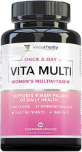 Vitauthority Multivitamin for Women Women’s Daily Multi-Vitamin Supplement with DIM, Iodine, Ashwagandha Supports Youthful Complexion, Healthy Cortisol and Estrogen Balance 30 Day Supply