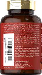 Carlyle Vitamin C Chewables | 1000mg | 100 Tablets | Natural Orange Flavor | Vegetarian, Non-GMO & Gluten Free Supplement | Tahoe Nutritionals