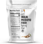 It's Just! - Inulin Prebiotic Fiber, Water Soluble, Chicory Root Powder, Promotes Gut Health, Made in USA, Product of Belgium, Vegan/Keto Friendly