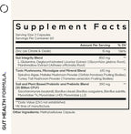 Codeage Gut Health Supplements Vegan Formula - L Glutamine, Zinc, Turkey Tail Mushroom Powder, Tonic Mushroom, Maitake, Micro Algae, Mineral, Licorice Root DGL - Probiotics, Prebiotics - 180 Capsules