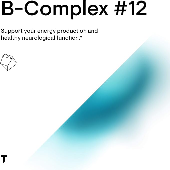 THORNE - Nutrient Essentials Duo - Iron Bisglycinate & B-Complex #12 for Energy Support and Blood Building - 60 Servings