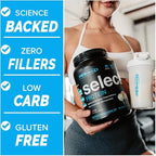 PEScience Select Protein Powder, Whey and Casein Blend, Gluten Free, Low Carb Protein Powder for Women and Men, Low Calorie, Keto Friendly - Strawberry Cheesecake, 5 Servings