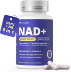 NAD+ Supplement for Women & Men – Multi-Pathway NAD Booster for Energy, Focus & Metabolic Health – with NMN 250mg, NR 100mg, Resveratrol, PQQ & Betaine