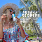 FOCUSAID Energy Blend, Nootropics Drink for Brain Fuel, Alpha-GPC, GABA, B-Complex, Yerba Mate, Green Tea, 100% Clean,100mg Natural Caffeine, 12 Fl Oz (Pack of 24)
