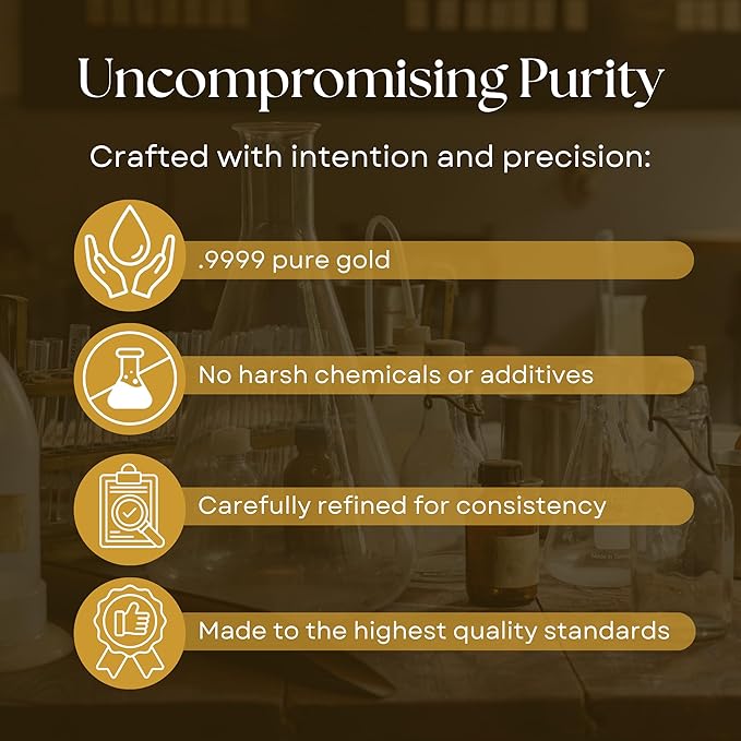 Liquid Gold Supplement Spray | Pure Gold Nanoparticles for Energy, Focus & Mental Clarity | ORMUS Precious Metals Blend (1)