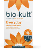 Bio-Kult Gut Health Probiotic Supplement, 14 Strains, Probiotics for Women & Men, Immune Support, Digestive Health, Shelf-Stable, Non-GMO and Gluten-Free, Capsules, 60 Count (Pack of 1)