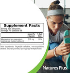 NaturesPlus KalmAssure Magnesium Glycinate - 90 Vegan Capsules - Supports Nerve & Muscle Relaxation - Formulated Without Magnesium Oxide - 30 Servings