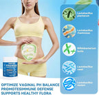 Premium Feminine Balance Gummies - Upgraded Formula with Probiotics, Evening Primrose, Inositol, VIT C & E - Sugar Free, No Artificial Flavors,Vegan Vaginal pH Support & Odor Control,60 (Mixed Berry)