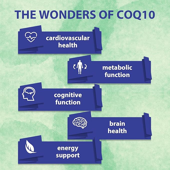 CoQ10 600mg Softgels | High Absorption CoQ10 Ubiquinol Supplement | Reduced Form Enhanced with Vitamin E & Omega 3 6 9 | Antioxidant Powerhouse Good for Health| 60 Softg