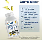 ANDREW LESSMAN Maximum Essential Omega-3 Mint - 60 Softgels - Ultra-Pure, High Potency Omega-3 Oils. High DHA, No Stomach Upset, No Contaminants, No Mercury. Small Easy to Swallow Softgels