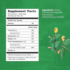 KSM-66 Ashwagandha Honey Sticks, Vanilla, Adaptogen Supplement for Stress Support for Women and Men, 30 Sticks, 30-Day Supply