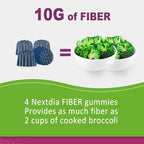 Fiber Gummies for Adults, Sugar Free 10g Prebiotic Fiber Supplement with Digestive Enzymes, Probiotics & 100mg Betaine for Digestive & Gut Health and Regulate Bowel Movement, Vegan, Gelatin Free,120ct