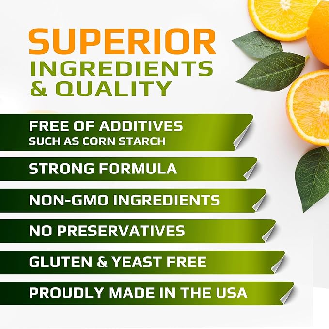 | Vitamin C + ZINC | C - 1000 | VIT C 1000mg | Zinc 25mg | Citrus Bioflavonoids 25mg | Non-GMO & Gluten Free | 120 Capsules
