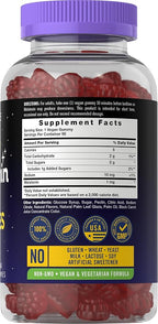 Carlyle Melatonin 1mg Gummies | 90 Count | Fruit Flavor Gummy Supplement | Vegan, Non-GMO, Gluten Free