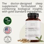 Dr. Scott's Natural Sleep Remedy, Doctor-Formulated Natural Sleep Aid, Melatonin for Adults, Sleeping Aid for Deeper and Better Sleep, Non-Habit Forming Sleeping Pills, 60 Vegan Capsules