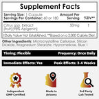 Nootropics Depot Apigenin Capsules | 50mg | 60 Count | >98% Apigenin | Supports Relaxation, Joint Health, and NAD+ Levels