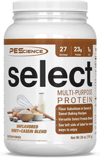 PEScience Select Multi-Purpose Unflavored Protein Powder, Low Carb, Keto Friendly, Gluten Free, Whey & Casein Protein Flour for Baking and Smoothies, 27 Servings