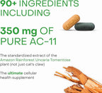 HealhtyCell AM/PM Healthspan System - 90+ Vitamins, Minerals, Protective Phytonutrients, Probiotics & Enzymes for Advanced Cellular Nutrition - 60 AM Tablets & 60 PM Tablets