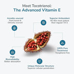 WELLNESS EXTRACT Eannatto Tocotrienols Vitamin E Supplements Tocopherol Free, Non-GMO, Gluten Free & Antioxidant (300MG 30 Softgels)