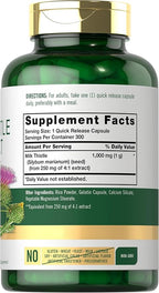 Carlyle Milk Thistle | 300 Capsules | Non-GMO, Gluten Free Extract