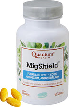 Quantum Health MigShield Magnesium Supplements with Riboflavin & CoQ10, The Power of Magnesium in Easy-to-Take Tablets For Effective Results, 60 Tablets, 30-Day Supply