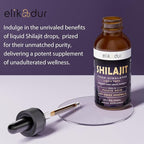 Shilajit Resin Organic Liquid Supplement, Shilajit Himalayan Organic, Liquid Vitamins for Women and Men, 85+ Trace Minerals, Alternative to Resin & Capsules, Energy & Immune Function, Vegan, 120 ml