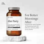 Fuller Health After Party DHM Dihydromyricetin Supplement | Supports Liver, Metabolism, Energy Levels, Post-Celebration Relief | Feel Refreshed, 650mg Per Pill | 3 Bottles, 72 Servings
