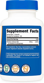 Nutricost R-5-P (Riboflavin-5-Phosphate) (Vitamin B2) 50 MG, 120 Capsules - Vegan, GMO-Free