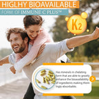 Quercetin 1,000mg, Vitamin C 1,000mg, Zinc 50mg, Vitamin D3 5,000iu, Selenium, Copper, Acerola, Ginger, Rutin, Bitter Orange, Rose Hips, Echinacea, Immune C Plus, 14 in 1 Immune C Plus (120 Count)