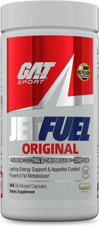GAT SPORT JetFuel Original - Weight Loss Supplement, Energy Booster, Fat Burner, Appetite Suppressant (144 Capsules)