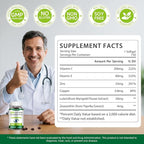 Lutein and Zeaxanthin Supplement - Eye Vitamins 150 Softgels, 20mg Lutein & 4mg Zeaxanthin with Vitamins C, E, Zinc, Copper for Blue Light Protection, Eye Health Support, 5 Months Supply