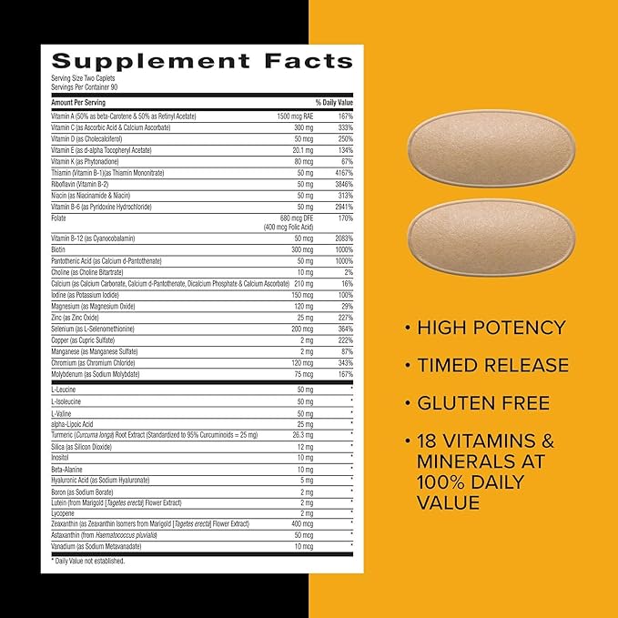 GNC Mega Men Sport Multivitamin | Performance, Muscle Function, and General Health | 180 Count