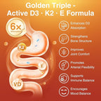 DRFOSTER Vitamin D3 K2, 5000 IU Vitamin D3 Plus 100 mcg of Vitamin K Supplements for Adults for Heart & Bone Health Support, 120 Capsules